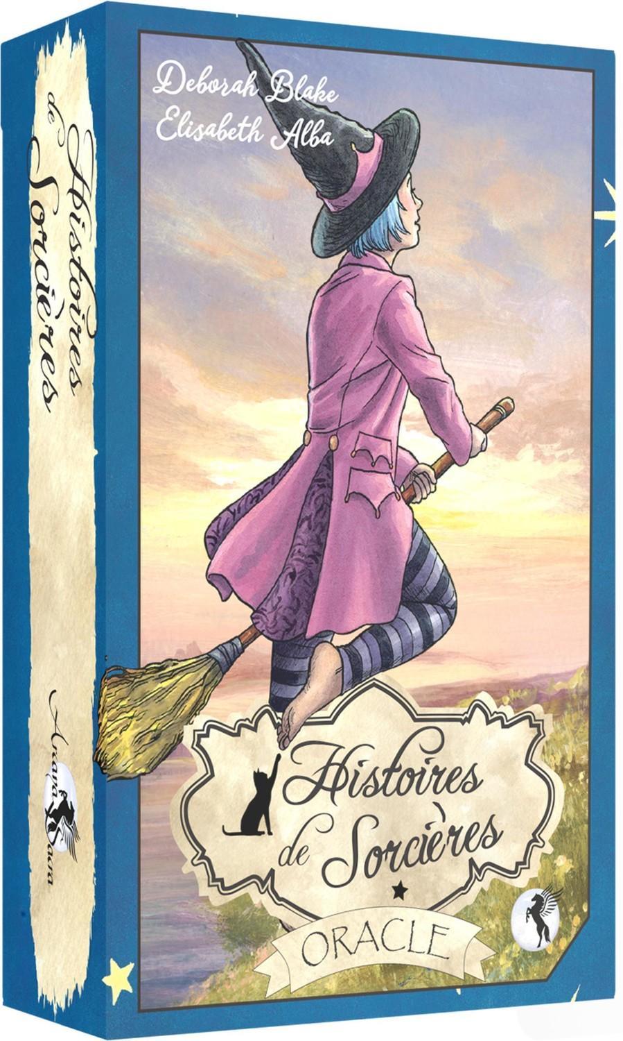 Oracle Histoires de sorcières jeu de cartes divinatoires Français+livre  nouveau! • Ateepique